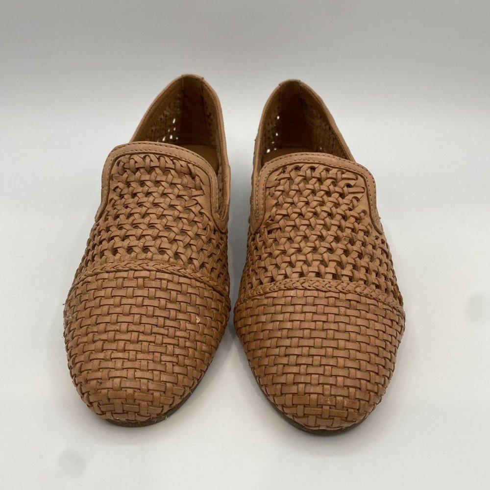 FIND. WOMEN'S WEAVE BROWN FLATS